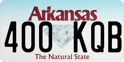 AR license plate 400KQB