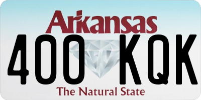 AR license plate 400KQK
