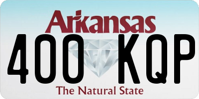 AR license plate 400KQP