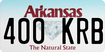AR license plate 400KRB