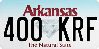 AR license plate 400KRF