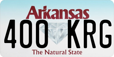 AR license plate 400KRG