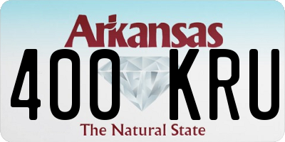 AR license plate 400KRU
