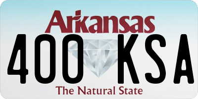 AR license plate 400KSA