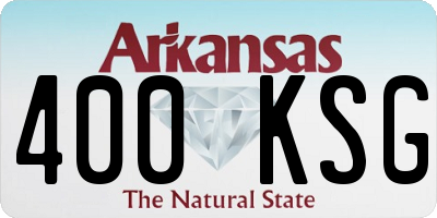 AR license plate 400KSG