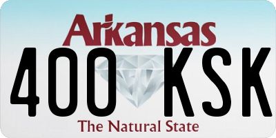 AR license plate 400KSK