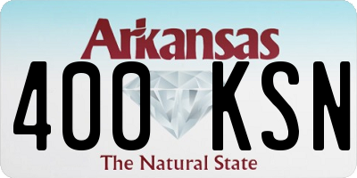 AR license plate 400KSN