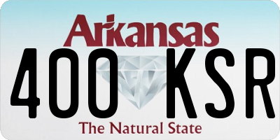 AR license plate 400KSR