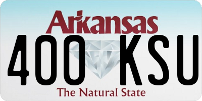 AR license plate 400KSU