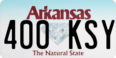 AR license plate 400KSY