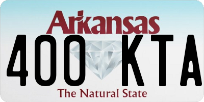 AR license plate 400KTA