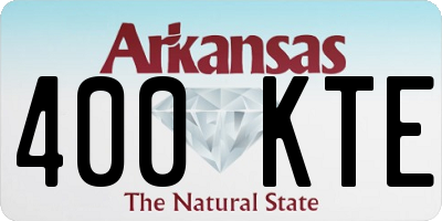 AR license plate 400KTE