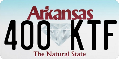 AR license plate 400KTF