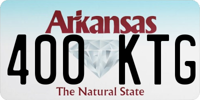 AR license plate 400KTG