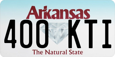 AR license plate 400KTI