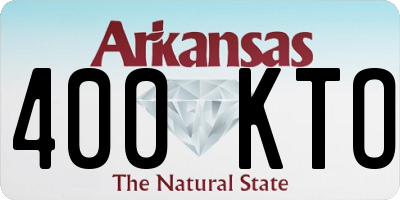 AR license plate 400KTO