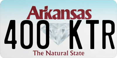AR license plate 400KTR