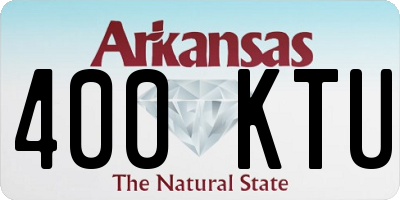 AR license plate 400KTU
