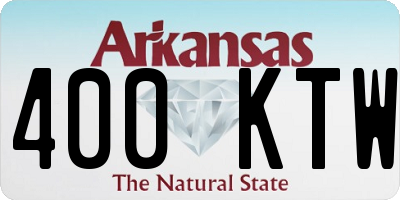 AR license plate 400KTW