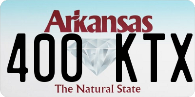 AR license plate 400KTX