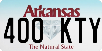 AR license plate 400KTY