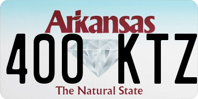 AR license plate 400KTZ