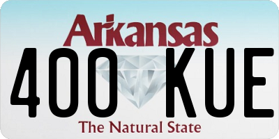 AR license plate 400KUE