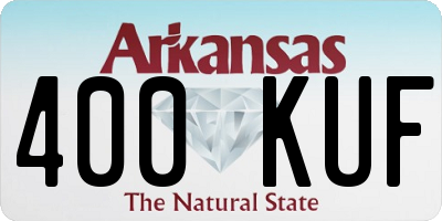 AR license plate 400KUF