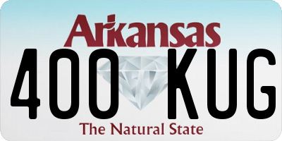 AR license plate 400KUG