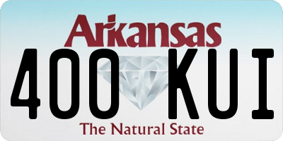 AR license plate 400KUI
