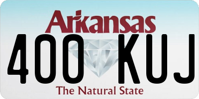 AR license plate 400KUJ