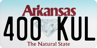 AR license plate 400KUL