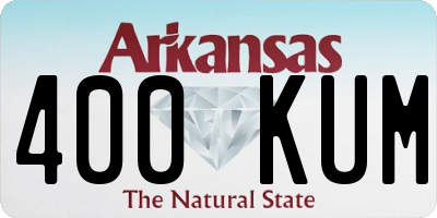 AR license plate 400KUM