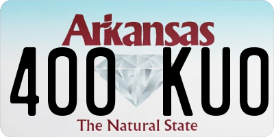 AR license plate 400KUO