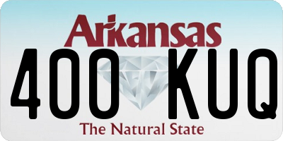 AR license plate 400KUQ