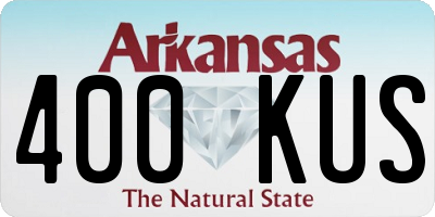 AR license plate 400KUS