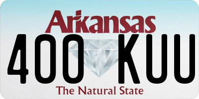 AR license plate 400KUU
