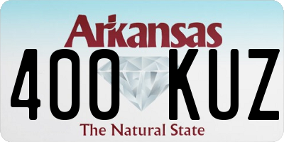 AR license plate 400KUZ