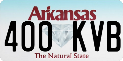 AR license plate 400KVB