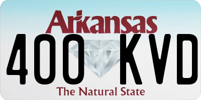 AR license plate 400KVD