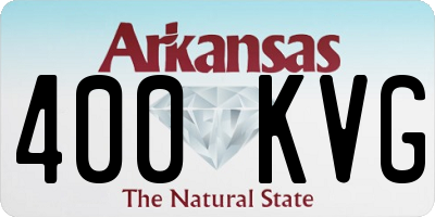 AR license plate 400KVG