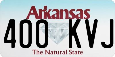 AR license plate 400KVJ
