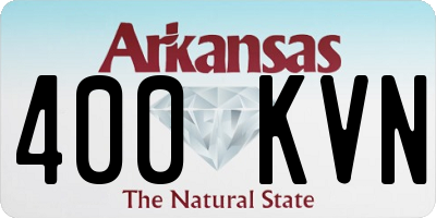 AR license plate 400KVN