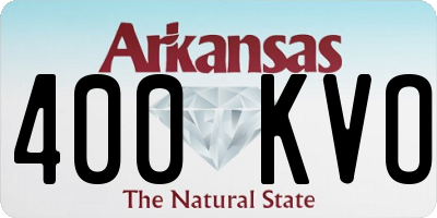 AR license plate 400KVO