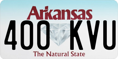 AR license plate 400KVU