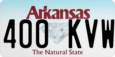 AR license plate 400KVW
