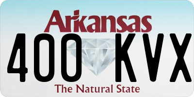 AR license plate 400KVX