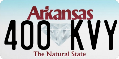 AR license plate 400KVY