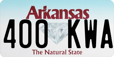 AR license plate 400KWA
