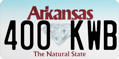 AR license plate 400KWB